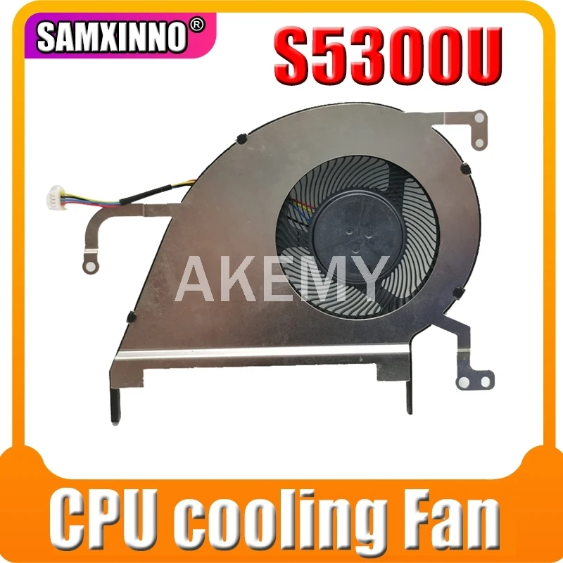 Akemy Новый охлаждающий вентилятор для ноутбука Asus S5300 S5300U S5300UN S5300UF S5300UA