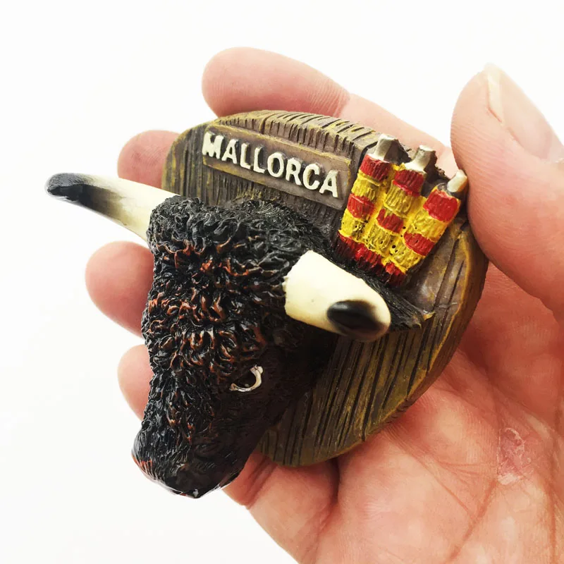 3D Fridge Magnets Tourist Souvenir Decoration Articles Handicraft for Europe Spain Mallorca Madrid Galicia magnetic fridge magnets refrigerator decor