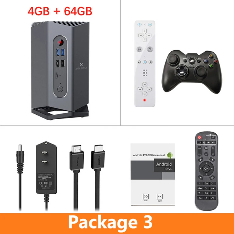 Игровой ТВ приставка Android 9,0 A95X MAX Plus Amlogic S922X Поддержка USB3.0 1080P H.265 4K 75fps Google плеер магазин Plex медиа сервер - Цвет: A95XMAX 3