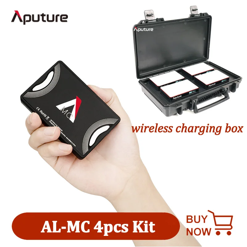 Aputure AL-MC 4 светильник Дорожный комплект 4pcs MC светодиодная подсветка с