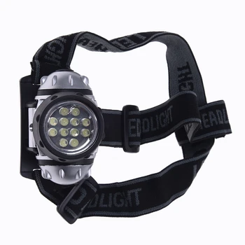 

Headlamp 12 LED Headlamp Headlamp Zoomable White waterproof Fishing