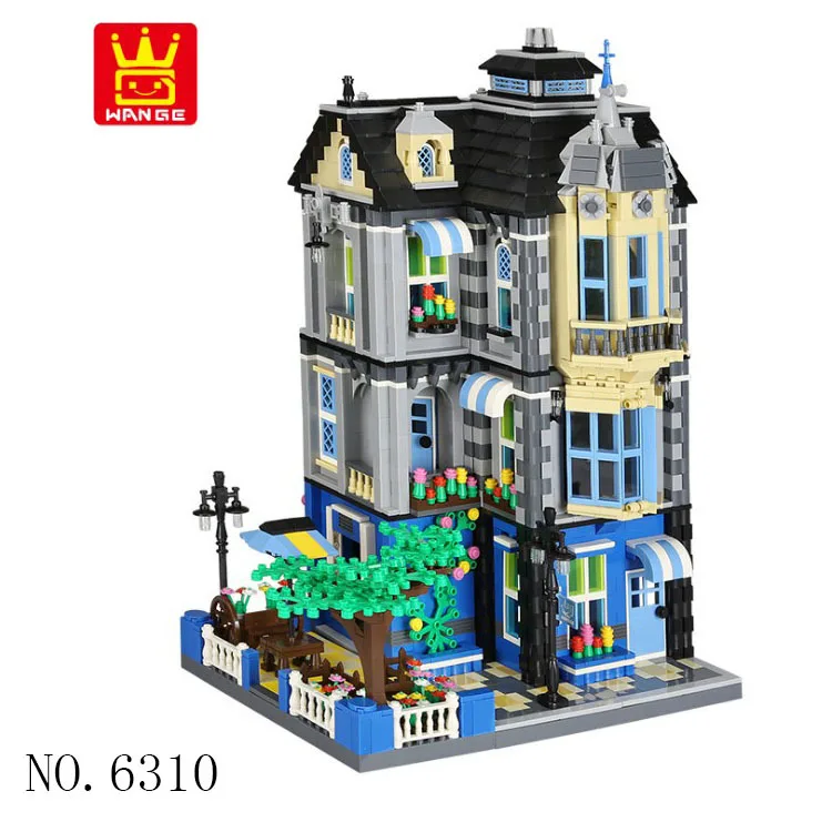 

Jinzhi DIY Wange Street View Series Store Garden Educational Toy Assembled Building Blocks Hand Gift 6310-6313