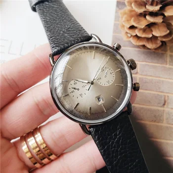 

Luxury High-end Brand Men Watches AAA Military Waterproof Quartz Watch Boss Leather Strap Reloj de hombre Мужские часы