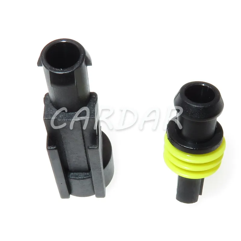 1 Set 1 Pin 282103-1 282079-2 Superseal 1.5 Series Waterproof Electrical Wire Cable AC Assembly Auto Connector Plug For Car