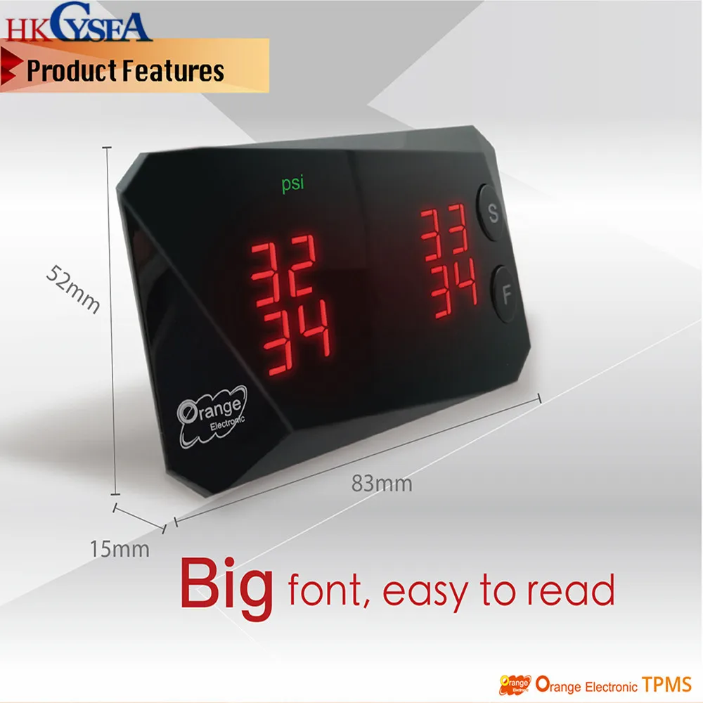 New Orange TPMS P429 Tire Pressure Monitoring System Internal TPMS