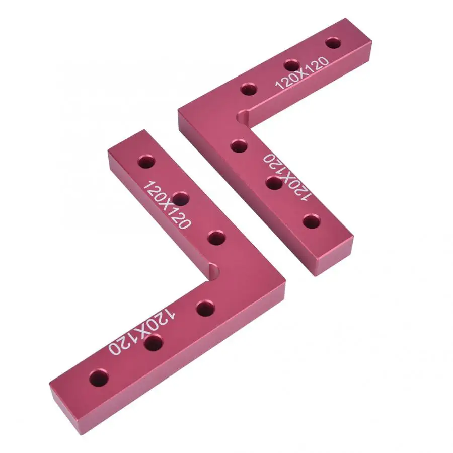 

Right Angel Clamp Ruler 90 Degrees Clamp Woodworking Right Angle Fixing Clip L Shape 90 Degrees Ruler Carpenter's Tool