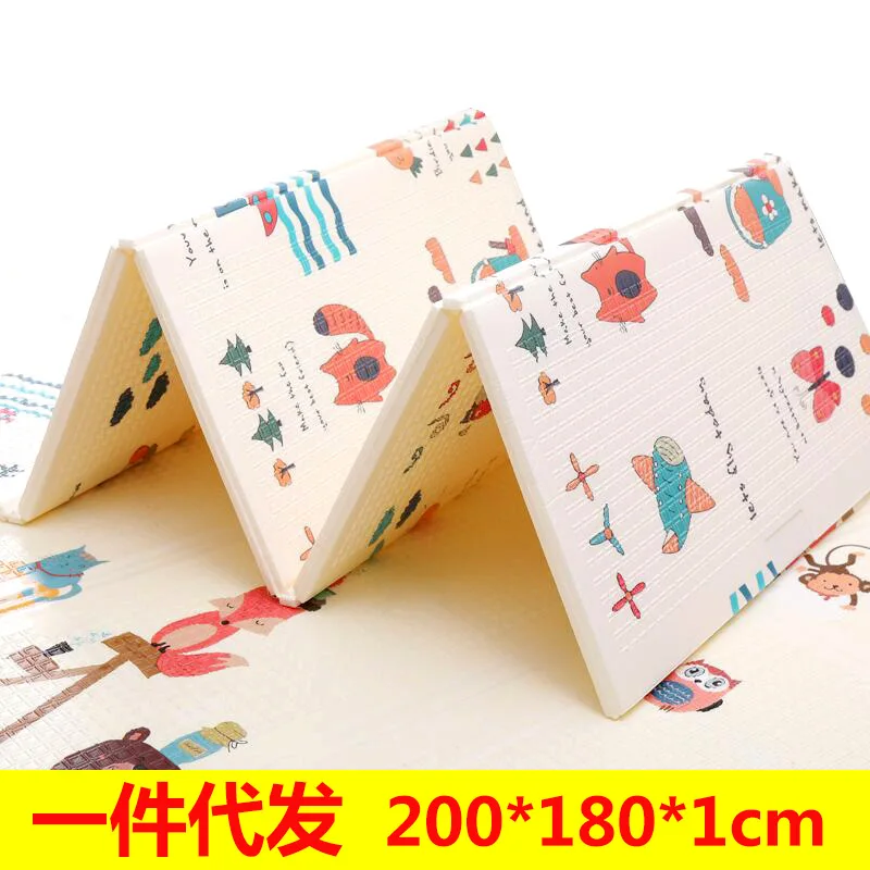

Baby Double-Sided XPe Folding Crawl Pad Environmentally Friendly Children Game Crawling Blanket Climbing Pad Non-slip Floor Mat