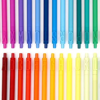 

1pc Creative Letter Combination Pen Black Ink Neutral Pen 0.5mm Business Customization Pens High-quality