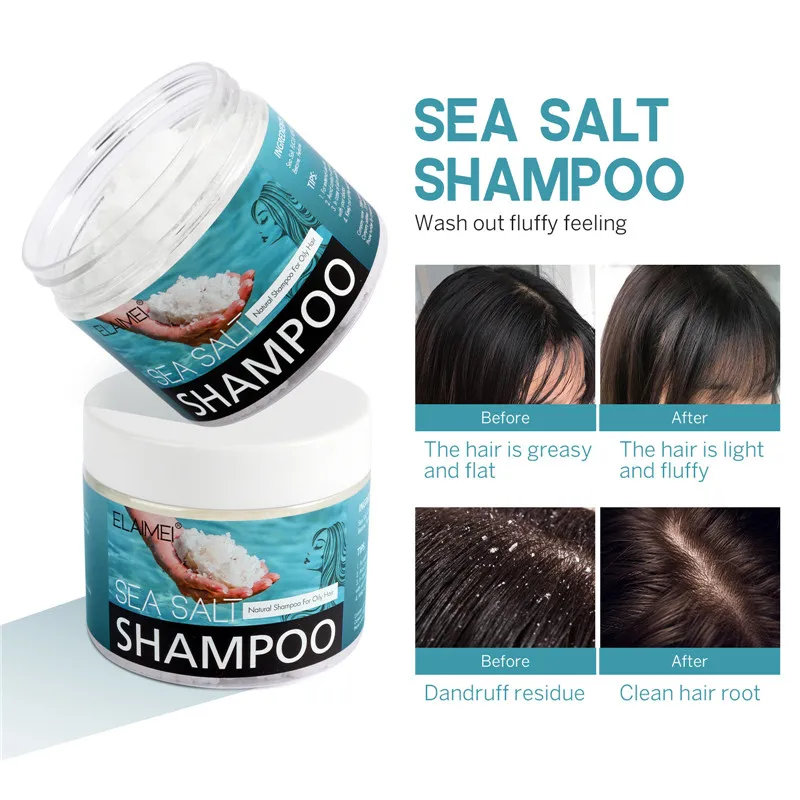 Natural Sea Salt Shampoo Hair Treatment Shampoo For Scalp Psoriasis