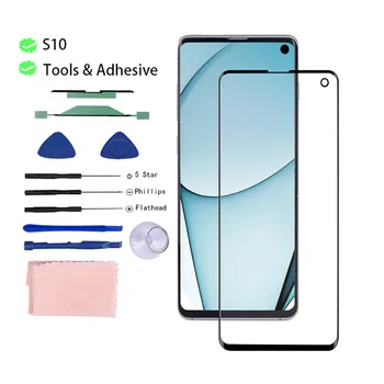 

Carprie Screen Lens Cover Compatible for Samsung Galaxy S10/S10 Plus Front Glass Screen Lens Replacement Repair Kit 19Sep12