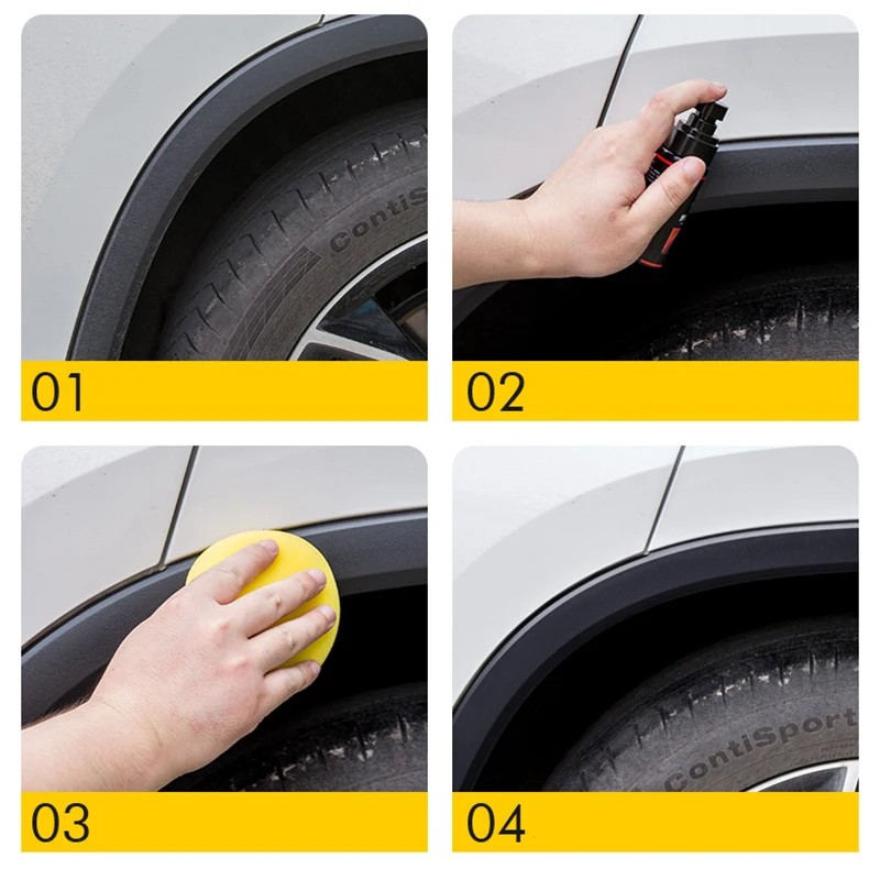 Plastic Parts Retreading Agent Wax Instrument Panel Auto Interior Auto Plastic Renovated Coating Car Light Cleaner paint cleaner for car