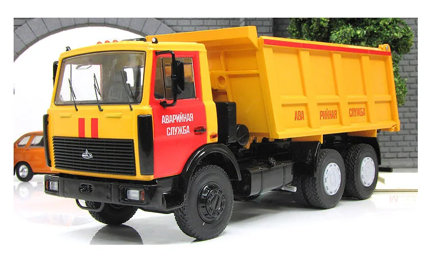 Nuovi Modelli In Scala A Stella 1/43 Maz-5516 Servizio Di Emergenza Per Camion Camion Russo Diecast Ssm1169