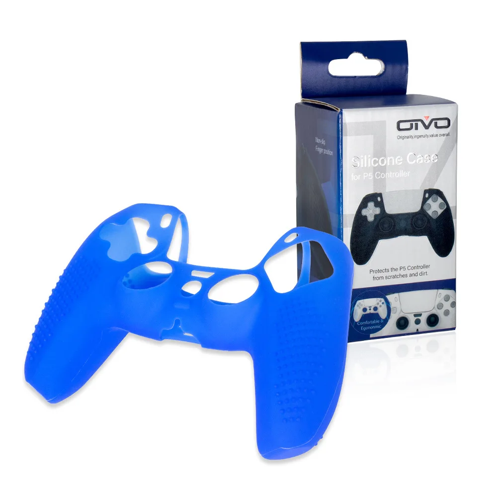 Heys Top Cover Protettiva In Silicone Antiscivolo Con Copertura Spray Antiscivolo In Particelle Per Adesivo Protettivo Controller Ps5