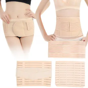 

3pcs Breathable Women Postpartum Body Shaper Girdle Corset Body Recovery Gastric Pelvis l