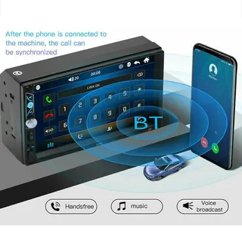

7Inch Hd Screen Automatic Car Mp5 Player Stereo Satellite Navigation + Wifi Radio Player For Android / Ios Internet