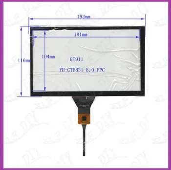 

New 8inch LCD display screen AV080WSM-NW3 AV080WSM-NW2 V080WSM BOE080H-36LED with Capative touch screen for Car DVD navi display