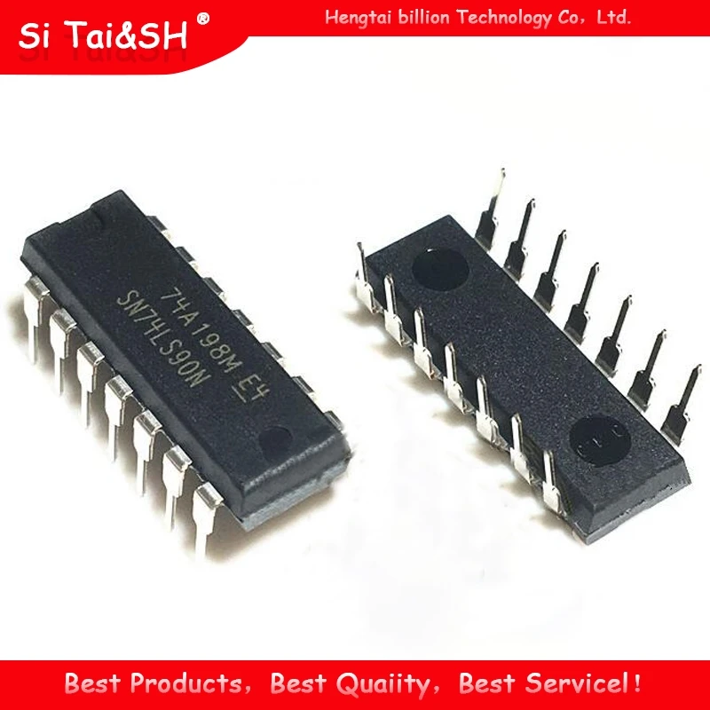 10 шт. HD74LS90P DIP14 HD74LS90 DIP SN74LS90N 74LS90 SN74LS90 74LS90N Новый и оригинальный IC|Интегральные