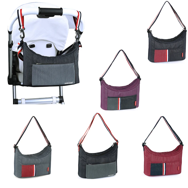 

Baby Stroller Hanging Bag Multifunctional Storage Mummy Bag Stroller Stroller Going Out Storage Bag