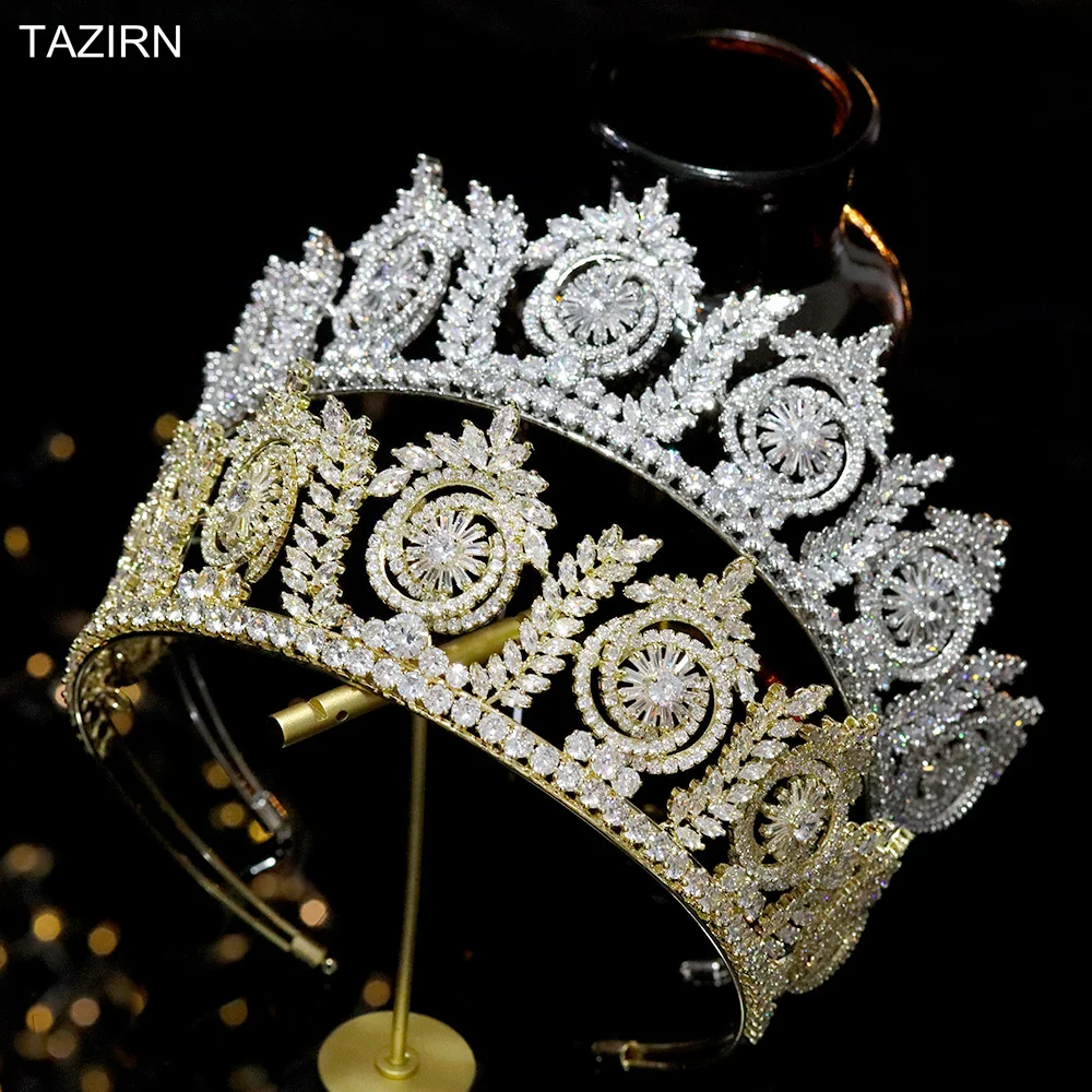 Elegant Crown Diadem Arab Tiaras