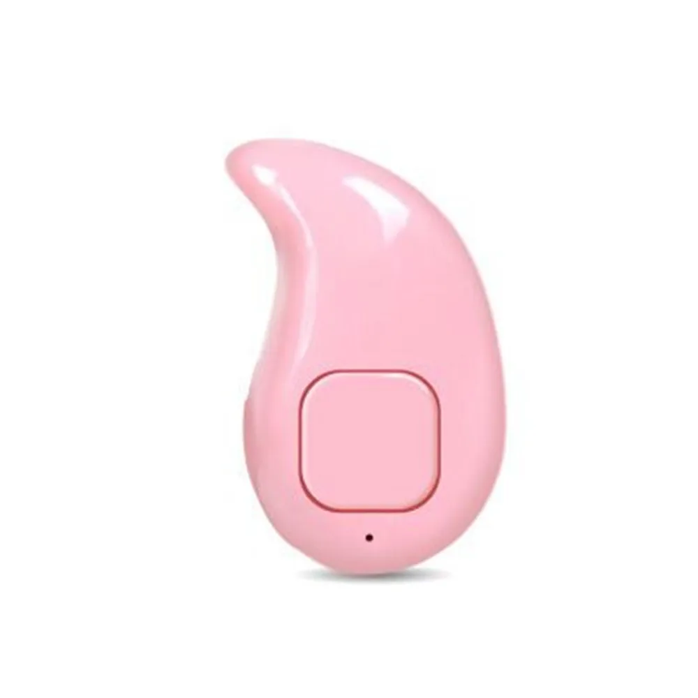 pink В ухо Спорт с микрофоном мини беспроводные Bluetooth наушники гарнитура вкладыши для iPhone XR XS X 7 8 samsung huawei Android - Цвет: pink