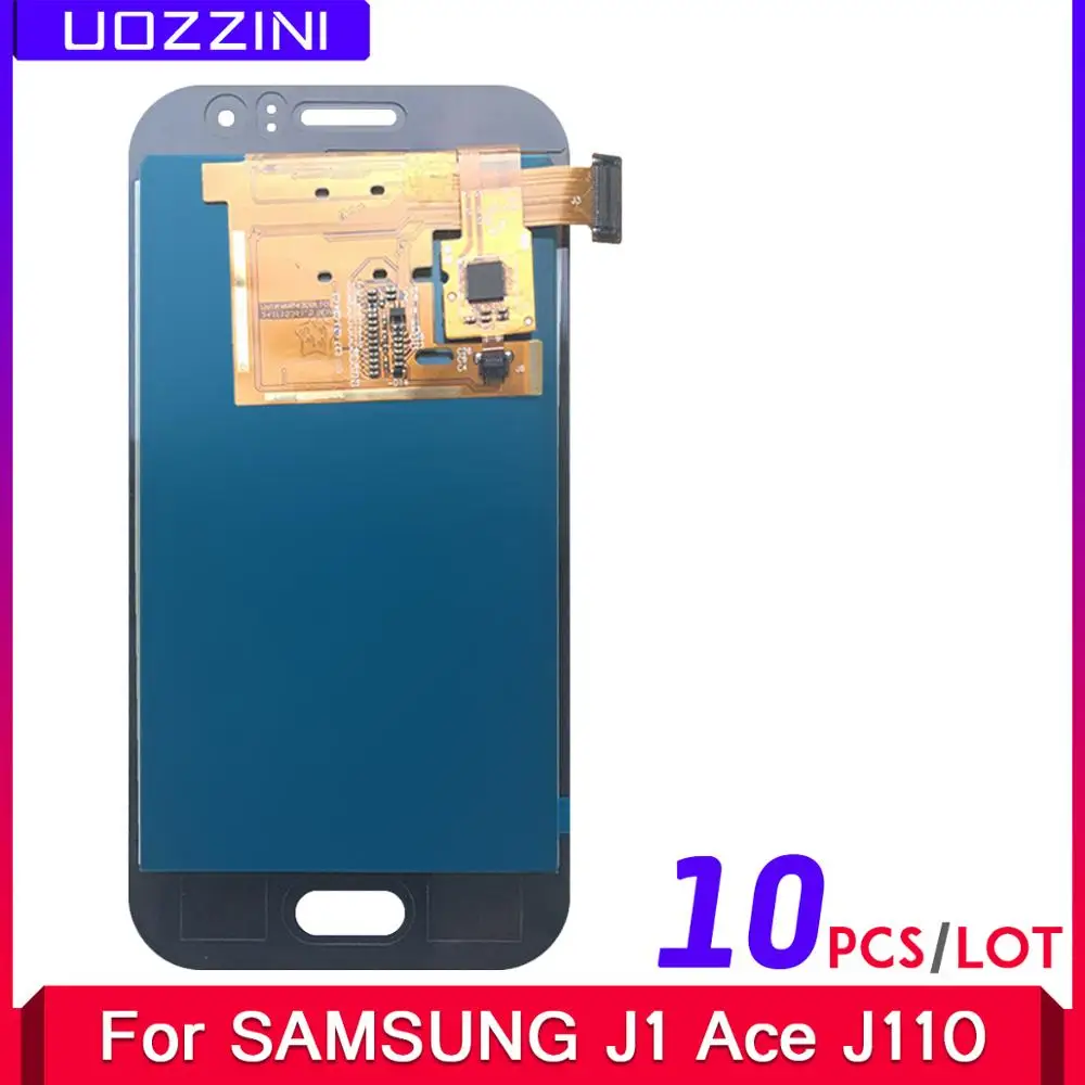 10 шт./лот 100% протестирован для Samsung Galaxy J1 Ace J110 SM J110F J110H J110FM ЖК дисплей сенсорный