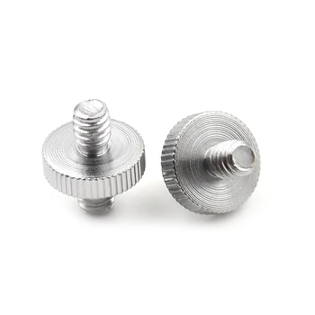 

2Pcs/lot 1/4" 1/4" Male to 1/4" Male Threaded Screw Adapter Tool Parts