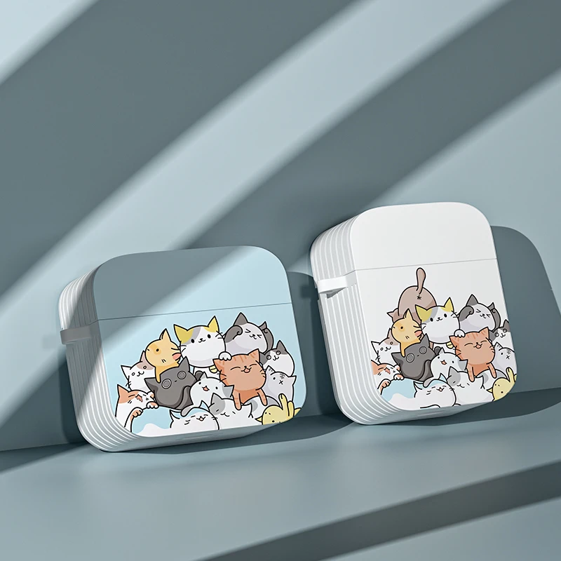 Earphone Case For AirPods 1 2 Silicone Wireless Bluetooth Earphone Cartoon Pictures Case For AirPods Pro Protective Cover