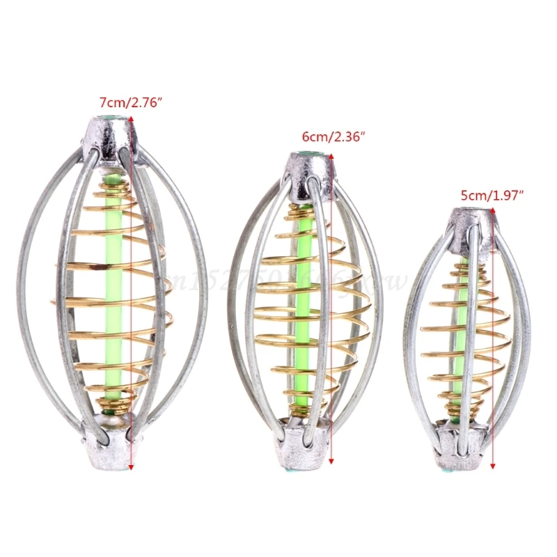 6 Wire Spring+Lead Fishing Thrower Carp Catapults Method Feeder Swim Feeders Spring Lead Sinker 5cm 6cm 7cm | Спорт и развлечения