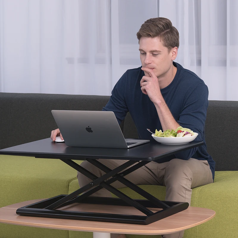 Hyvarwey ID-30 Aluminum Easy Up Height Adjust Sit Stand Desk Riser Foldable Laptop Desk Monitor Holder Stand With Keyboard Tray 24 Hyvarwey ID-30 Aluminum Easy Up Height Adjust Sit Stand Desk Riser Foldable Laptop Desk Monitor Holder Stand With Keyboard Tray 18