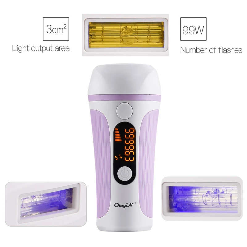 Фотоэпилятор с ЖК дисплеем для лазерного удаления волос IPL фотоэпилятор лица