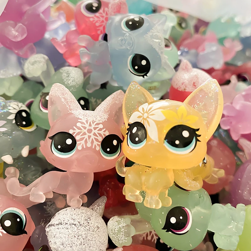 Lps Pet shop Коллекция фигурок колли редкая прозрачная Снежинка кошка белка риббат