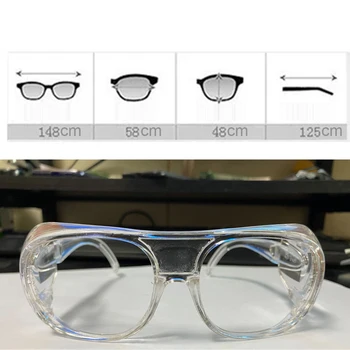 

Clear Eye Protection Goggle Safety Glasses Personal Protective Equipment Anti-fog Anti-liquid splash for Laboratory Construction