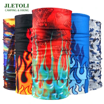 

JLETOLI Multifunction Hiking Scarf Bicycle Cycling Headband Sport Magic Scarf Seamless Uv Protection Outdoor Breathable Scarf