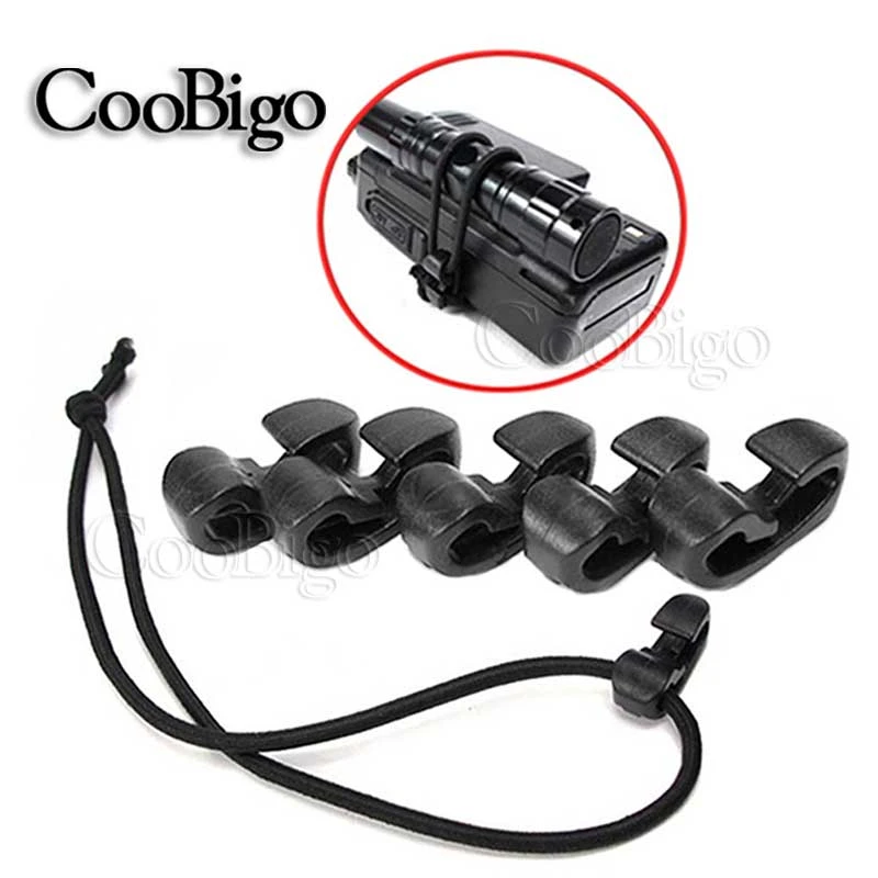 外付けプラスチックフックロープ 10個 黒 伸縮性コード フック付きバンジーバンド バッグパーツ Elastic Buckle Plastic Buckletie Buckle Aliexpress