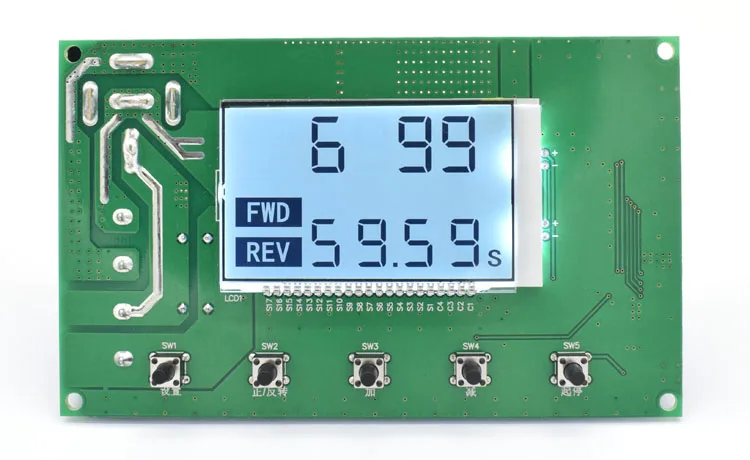 Lcd Умный Цифровой дисплей 0~ Регулируемый DC 10-50V 40A ШИМ контроллер скорости двигателя постоянного тока синхронный контроллер Реверсивный