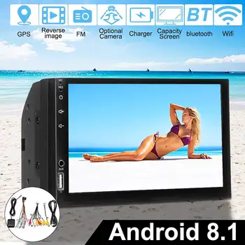 

7" Autoradio Multimedia Player Car Radio Android 8.1 GPS WiFi Steering Wheel Control Mobile Internet Auto Car Stereo MP5 Player