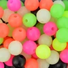 Mixed Color Fishing Beads 100pcs/lot Hard Plastic Round Floating Fishing Beads Diameter 4mm/5mm/6mm/7mm/8mm ► Photo 1/4