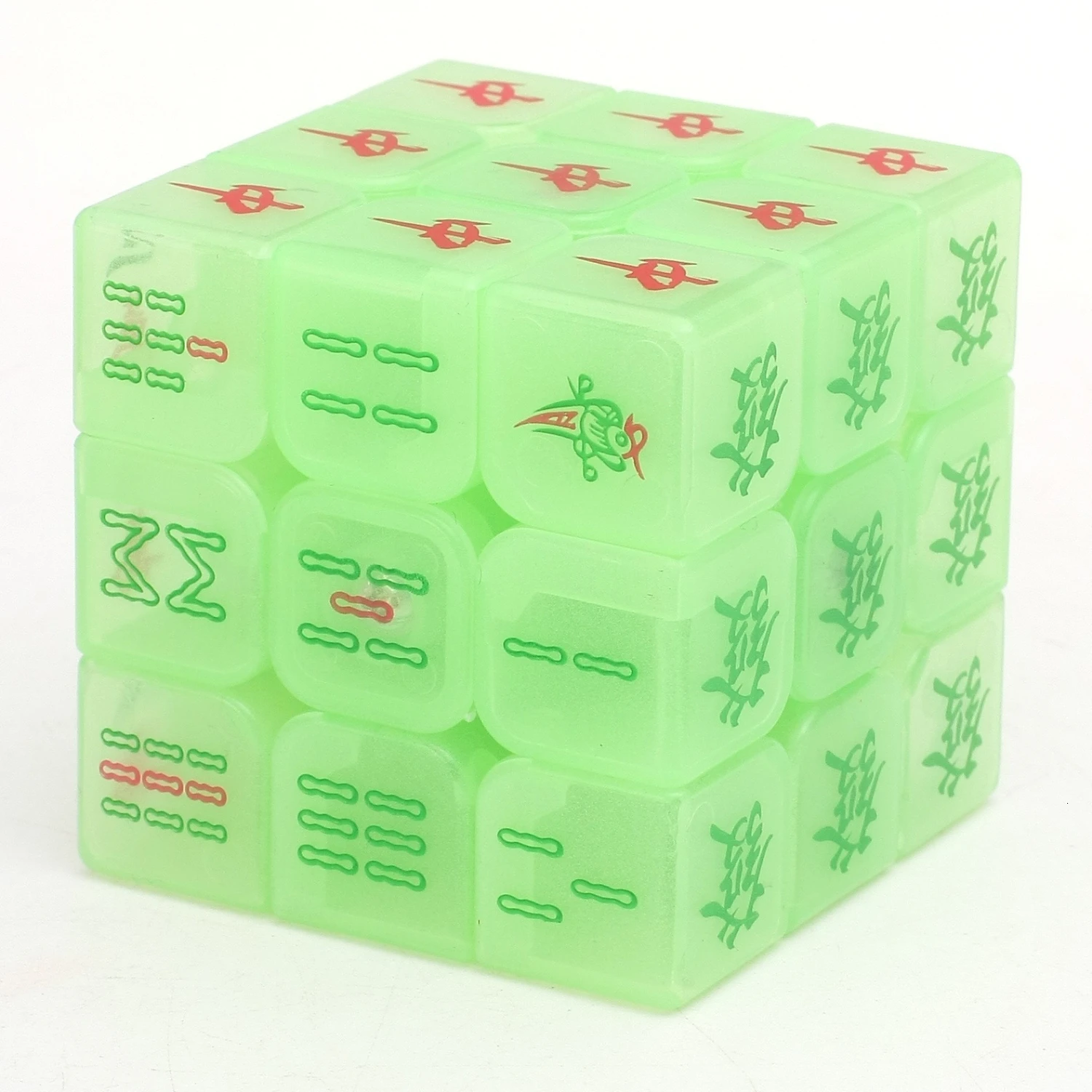 3x3x3 neo Cube Обновление издание конкурентоспособная трафаретная печать соревноваться в скорости ручной Спиннер игрушки для детей магнитные шарики - Цвет: Зеленый