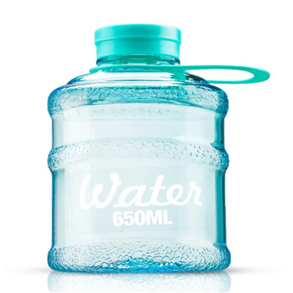 Creative Mini Bucket Water Bottle Barreled Water Dispenser Bottles Readily Creative Bucket Traveling Sports Plastic Cute Kettle  (9)