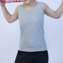 Хлопчатобумажная Майка для девочек, майка для груди, жилет для груди, топы размера плюс S-5XL, бюстгальтер для мальчиков, нижнее белье, черный, серый, белый цвета