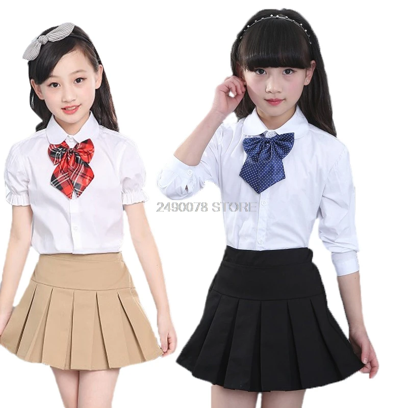 

Korea Style Skirt For School Girls Kids Pleated Princess Skirt Toddler Philabeg Baby Toddler Teenage Performance uniform Clothes