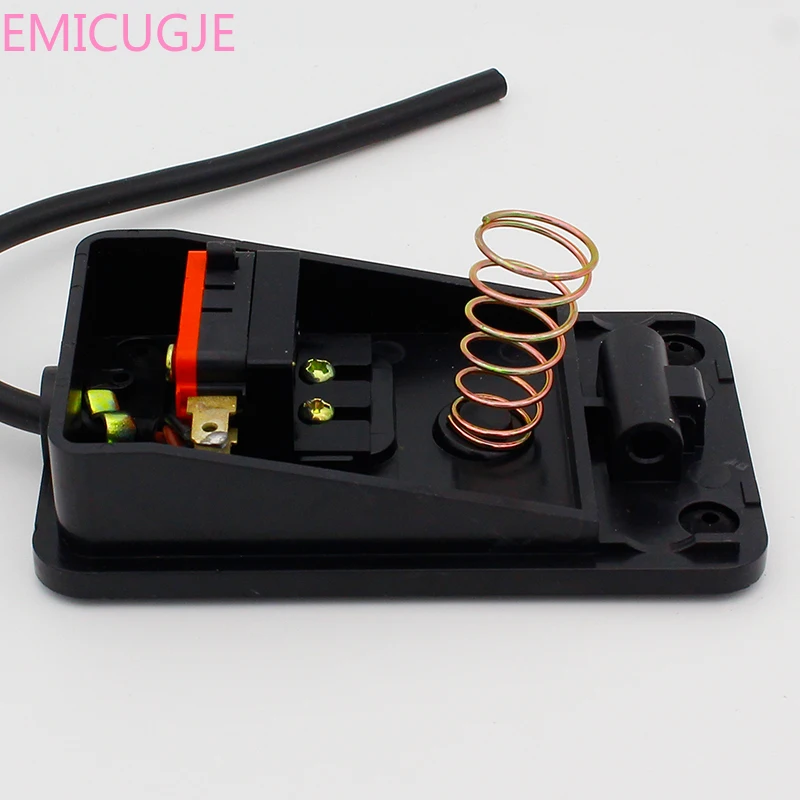 Control Industrial On//Off Momentary Electric Foot Pedal Switch Nonslip Metal