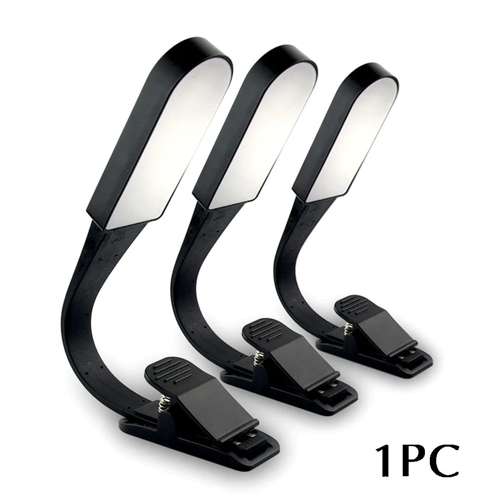  Travel Lamp Bedroom Magnetic Led USB Rechargeable Clip Book Flexible Mini 3 Mode