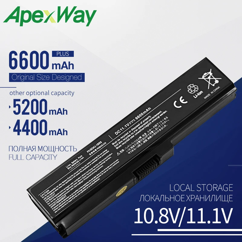 

Apexway laptop battery for Toshiba Satellite L700 L755 L770 M300 M500 M505 M505D M600 M640 M645 P740 P745 P750 P755 P770 P770D