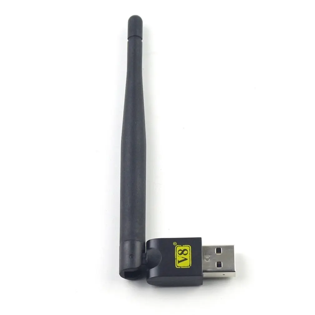 TV mini wireless USB WiFi adapter with Antenna For V7 V8 Series Digital Satellite smart tv android box | Электроника