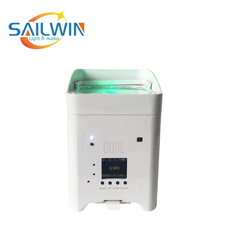 Sailwin сценический светильник ing 4X18W 6in1 RGBAW UV мобильное умное приложение WIFI LED