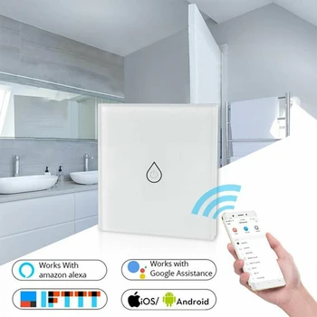 

WiFi Smart Boiler Switch EU Water Heater Switches Life Tuya APP Remote Control Alexa Echo Google Home Voice Control Glass Pane