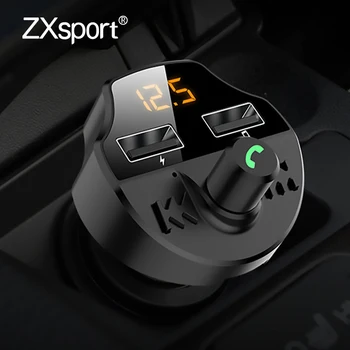 

FM Transmitter Aux Modulator Bluetooth Handsfree Car Kit Car Audio MP3 Player 3.1A Quick Charge Dual USB Car Charger For AUDI VW