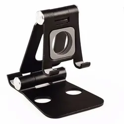 Support de montre en alliage d'aluminium pour téléphone portable, pliable, support de charge de bureau, vente directe d'usine 