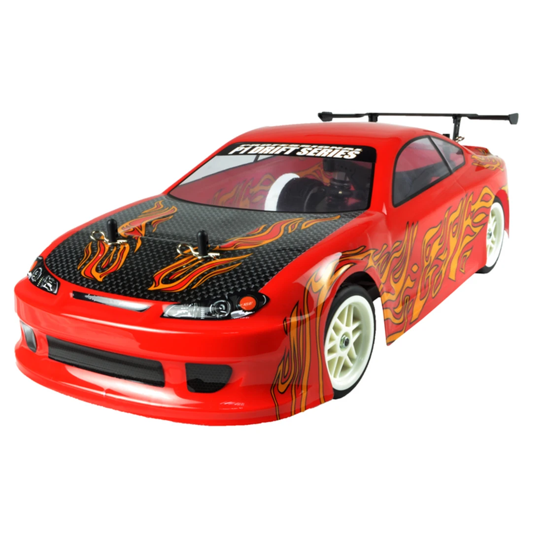 

VRX RH1003 1/10 Scale 2.4GHz Wireless RC Model Car 4WD Nitro RTR Vehicle with Force.18 Methanol Engine - R0155R